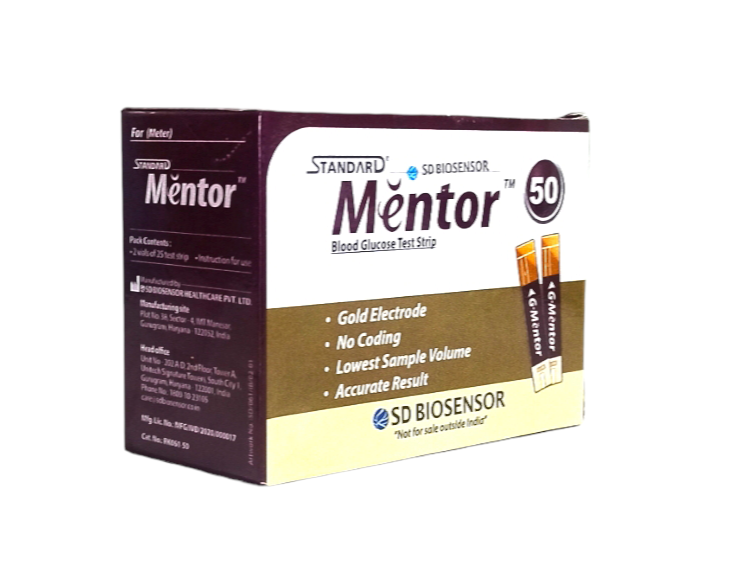 Standard Mentor Glucostrips 50’s