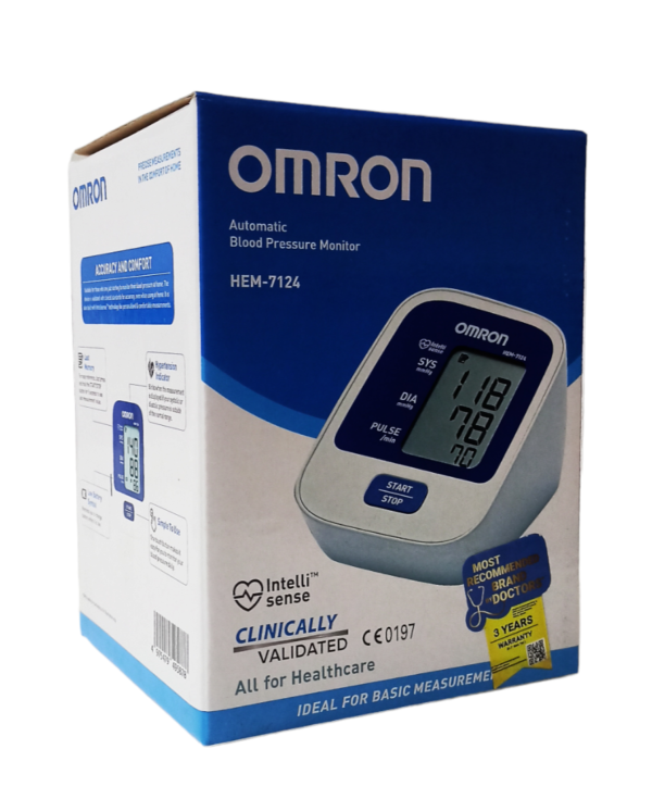 How to Use Omron HEM 7124 - Digital Blood Pressure Monitor & sync